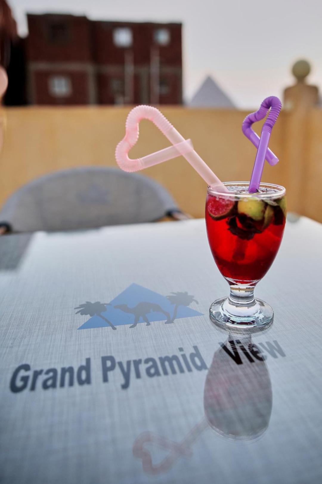 Grand Pyramid View Hotel Kafret el-Gabal Zewnętrze zdjęcie