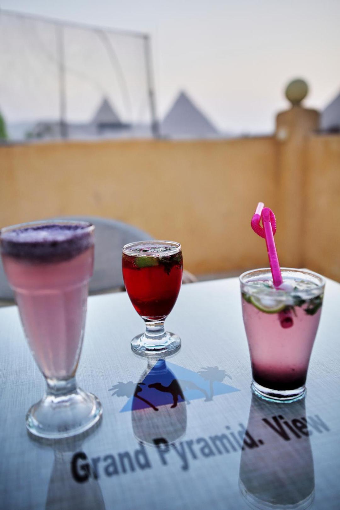 Grand Pyramid View Hotel Kafret el-Gabal Zewnętrze zdjęcie