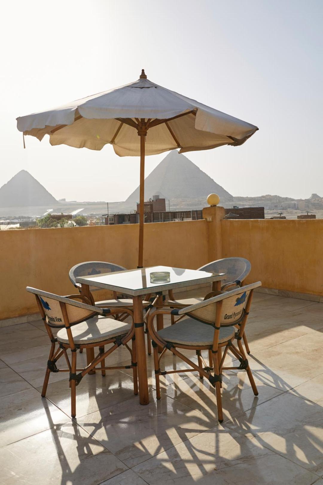 Grand Pyramid View Hotel Kafret el-Gabal Zewnętrze zdjęcie
