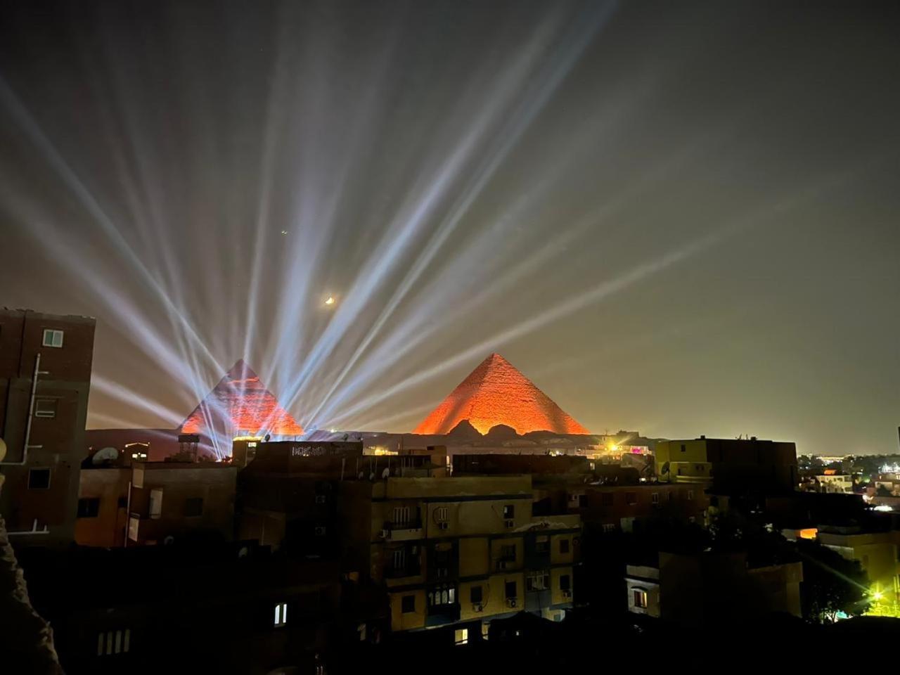 Grand Pyramid View Hotel Kafret el-Gabal Zewnętrze zdjęcie