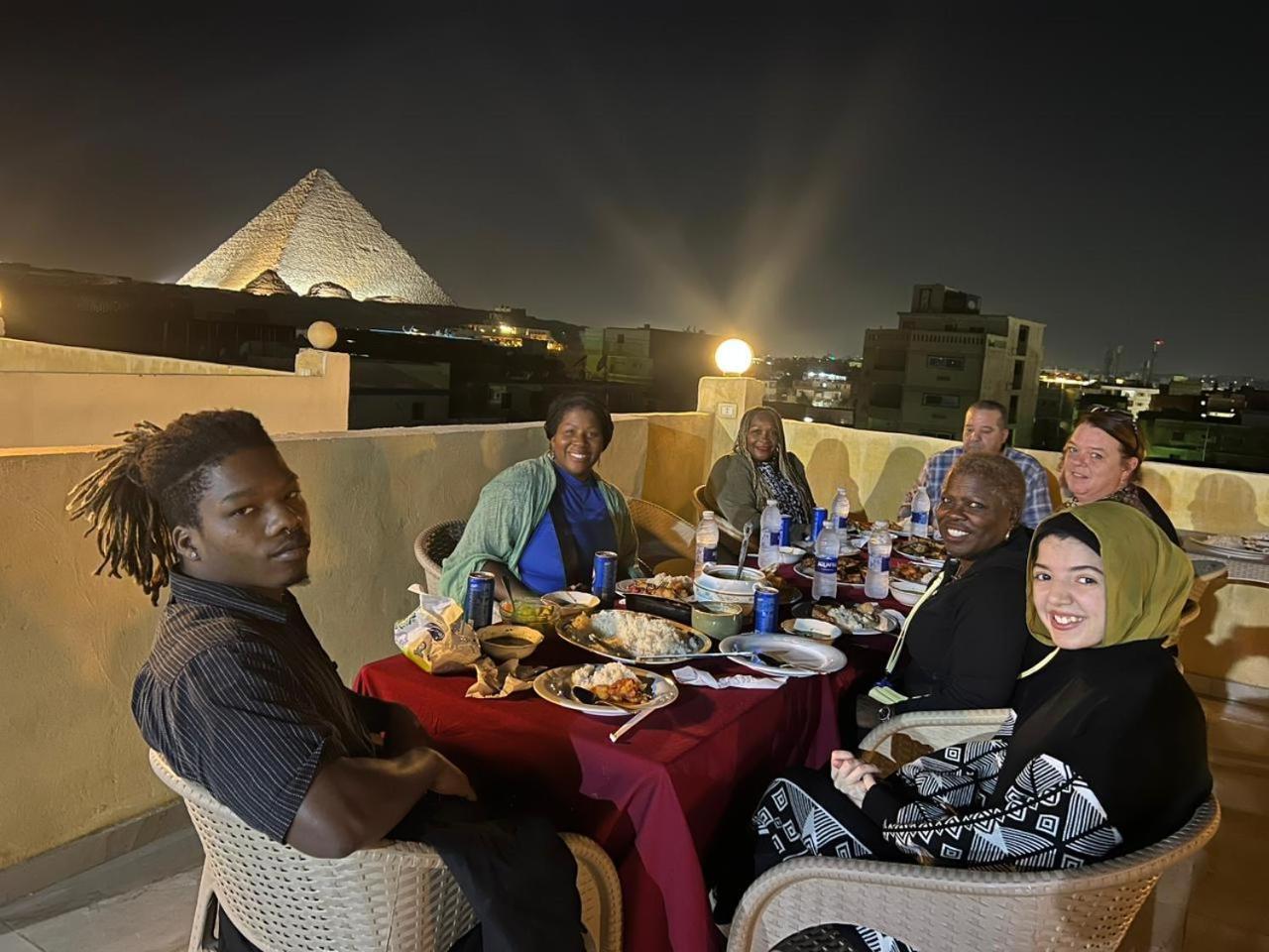 Grand Pyramid View Hotel Kafret el-Gabal Zewnętrze zdjęcie