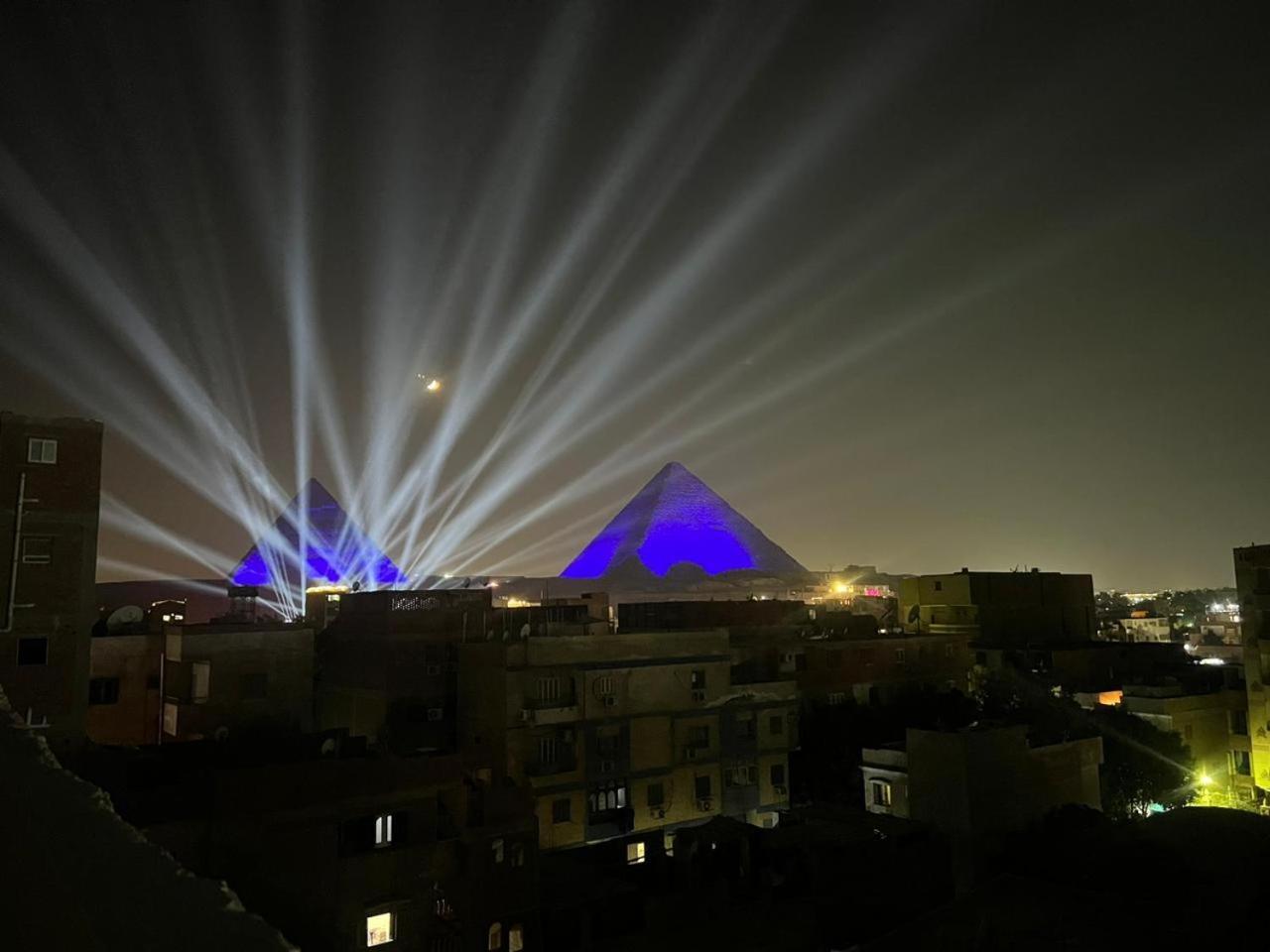 Grand Pyramid View Hotel Kafret el-Gabal Zewnętrze zdjęcie