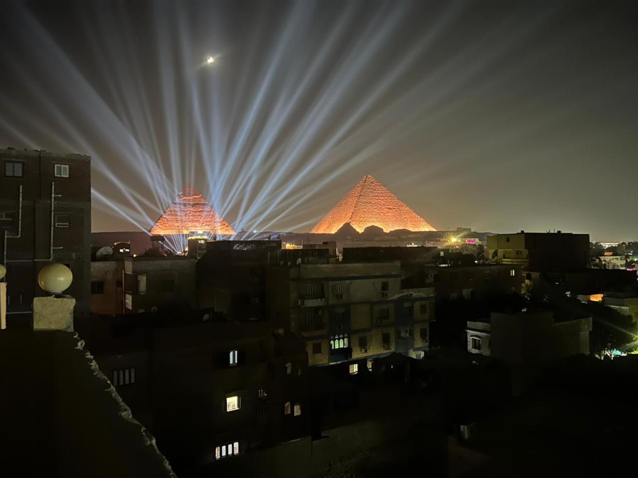 Grand Pyramid View Hotel Kafret el-Gabal Zewnętrze zdjęcie